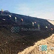 Укрепление склона георешеткой вдоль федеральной автодороги М4 «Дон»