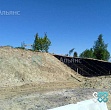 Укрепление склона объемной георешеткой