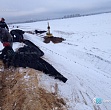 Укрепление склона трассы М4 «Дон» георешеткой