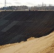 Укрепление откосов на участке дороги М-11