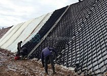 Укрепление откосов георешеткой ООО «Гео-Альянс»