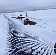 Укрепление склона георешеткой вдоль автомобильной дороги