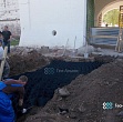 Армирование грунтового основания дороги объемной георешеткой