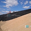 Укрепление откосов земляного полотна автомобильной дороги георешеткой