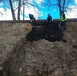 Укрепление откосов вдоль следования трубопровода в Ленинградской Области