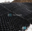 Укрепление склона георешеткой вдоль автомобильной дороги